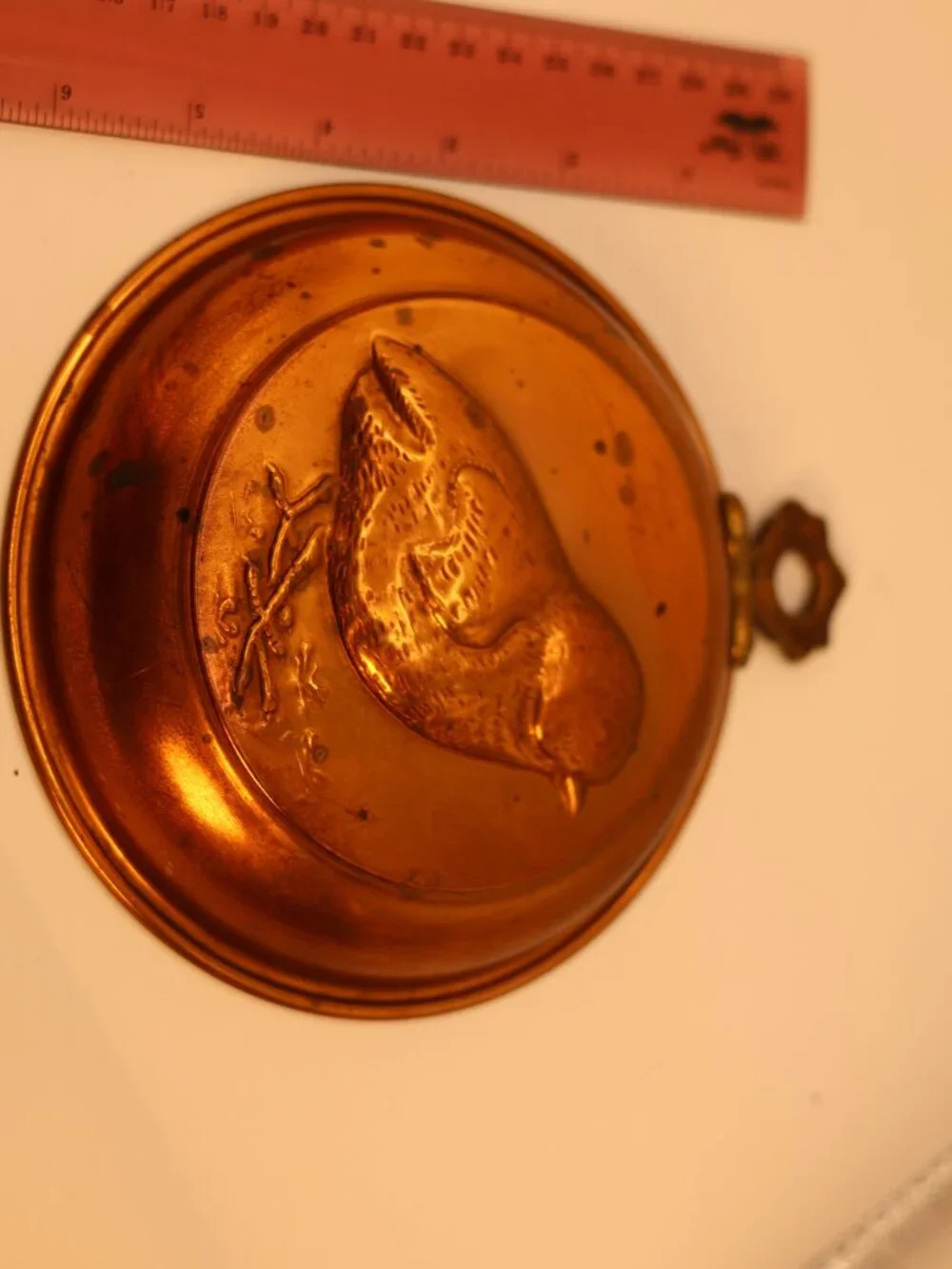 Copper Bird Wall Hanging - Ornamental Bird Plaque